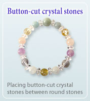 Button cut crystal